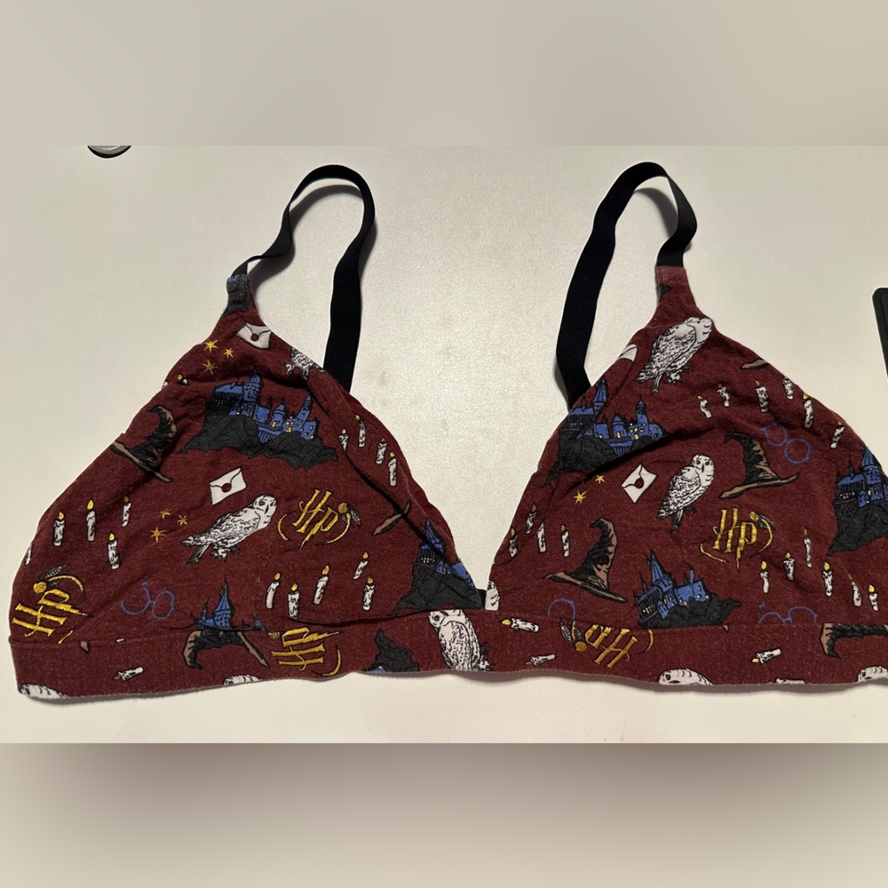 Set of three Harry Potter, Meundies bralettes size 4X